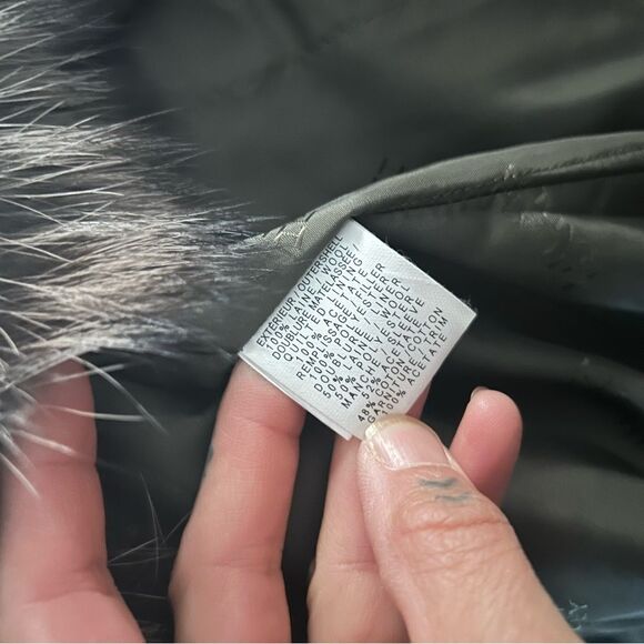 Hilary Radley Brown Trench Coat with Faux Fur Trim - Picture 16 of 16